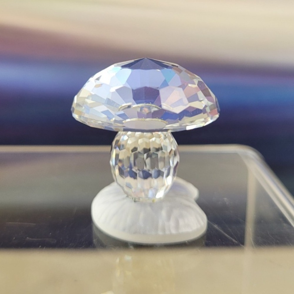 SWAROVSKI Crystal Mushrooms from Woodland Friends Collection - Vintage - Picture 3 of 6